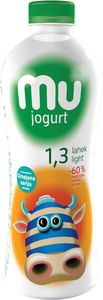 Jogurt MU, naravni, lahki, 1,3 % m.m., 1 l